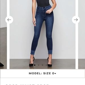 Good American Good Waist Crop